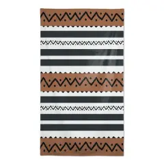 Brown Black Tribal Tablecloth