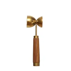 9.5" Gold Metal Jigger with Wood Handle by Ashland&reg;