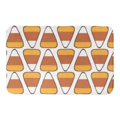 Candy Corn Pattern 34" x 21" Bath Mat