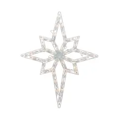 18" Lighted Star of Bethlehem Christmas Window Silhouette Decoration