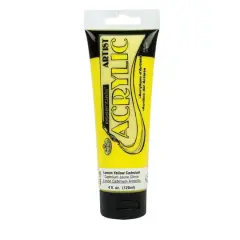Royal & Langnickel&reg; Essentials&trade; Artist Acrylic Paint, 120mL Lemon Yellow Cadmium