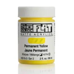 Golden&reg; 2oz. SoFlat Matte Acrylic Paint Permanent Yellow