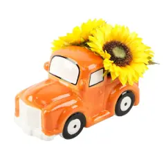 Flora Bunda&reg; Sunflowers in Ceramic Truck