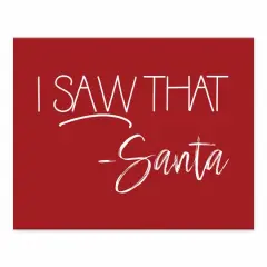 Santa Saw That 10x8 Tabletop Canvas