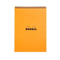 Rhodia&reg; Orange Graph Spiral Sketchbook