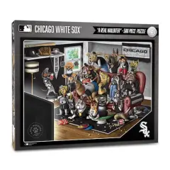 MLB Purebred Fans A Real Nailbiter 500 Piece Puzzle Chicago White Sox
