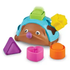 Learning Resources Spike the Fine Motor Hedgehog Poppin' Shapes Sorter