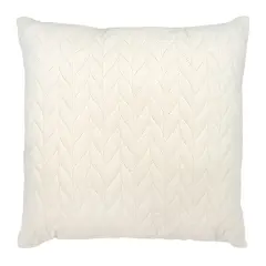 22" Wheat Pattern Pillow by Ashland&reg;Ivory