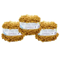 3 Pack Lion Brand&reg; Off the Hook&trade; Ombre Yarn Golden Sunshine