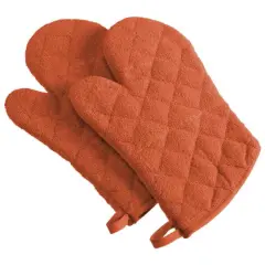 DII&reg; Terry Oven Mitts, 2ct. Spice