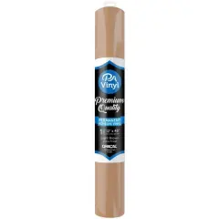 PA Vinyl Gloss Permanent Adhesive Vinyl Light brown