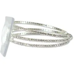 JAM Paper All That Jazz Flower Bracelet Silver