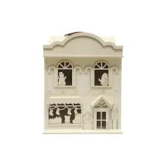 12" Christmas Shop DIY Wood Dollhouse by Make Market&reg;