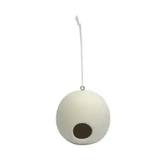 Mini Round Ceramic Birdhouse by Make Market&reg;