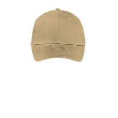 Port & Company&reg; Brushed Twill Cap Khaki