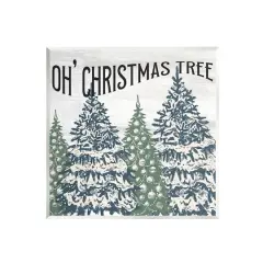 Stupell Industries Oh Christmas Tree Vintage Wall Plaque Art