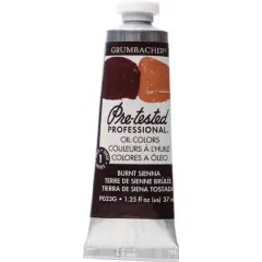 Grumbacher&reg; Pre-Tested Professional&reg; Oil Color Paint, 37mL Burnt Sienna