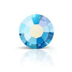 Preciosa MAXIMA SS16 Aurora Borealis Flatback Czech Crystals, 144ct. Sapphire AB