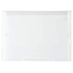 JAM Paper 9" x 13" Plastic Accordion Folder Clear