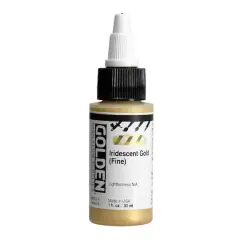 Golden&reg; High Flow Acrylics, 1oz. Iridescent Gold (Fine)