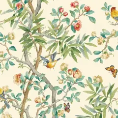 Surface Style Kimono Vine Peel & Stick Wallpaper Multi