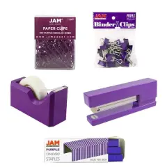 JAM Paper Office Starter Kit Purple