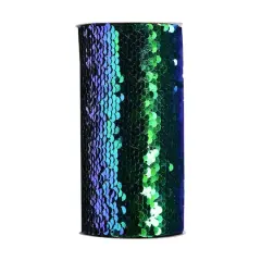 5.375" x 1yd. Mermaid Reversible Sequin Ribbon by Celebrate It&trade;