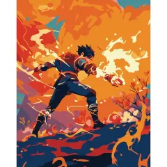 8" x 10" Hero Paint-by-Number Kit with Wood Display Hanger by Artist's Loft&reg;