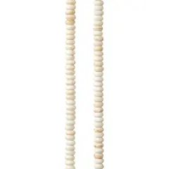 White Rondelle Reconstituted Turquoise Stone Beads, 4mm by Bead Landing&trade;