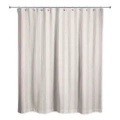 Red Stripe 71" x 74" Shower Curtain