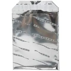 JAM Paper 6.25" x 7.875" Open End Foil Envelopes with Self Adhesive Closure, 25ct. Silver Film