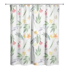 Spring Flower Bunches 71" x 74" Shower Curtain