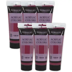Sargent Art&reg; Acrylic Paint, 120 mL, 6ct. Alizarin Crimson