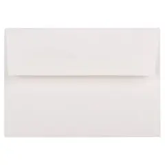 JAM Paper A1 Strathmore Invitation Envelopes, 50ct. Bright White Wove