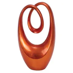 11" Red Heart Abstract Sculpture