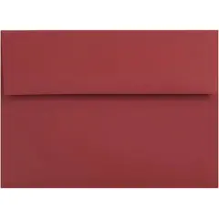 JAM Paper 4.75" x 6.5" Premium Invitation Envelopes, 50ct. Dark Red