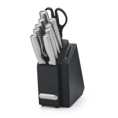 Farberware Edgekeeper 11-Piece Stainless Steel Knife Block Set