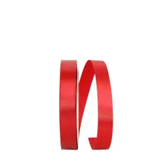 JAM Paper 7/8" x 100yd. Single Face Satin Allure Ribbon Scarlet