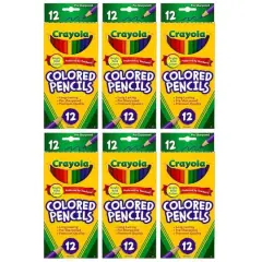 Crayola&reg; Colored Pencils, 6 Packs of 12