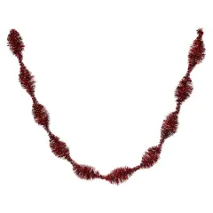 6ft. Red Wavy Tinsel Garland by Ashland&reg;
