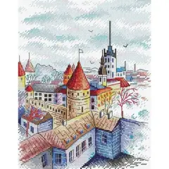 MP Studia Towers Cross Stitch Kit