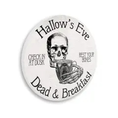 Stupell Industries Hallow's Eve Dead & Breakfast Sign Wall Plaque Art