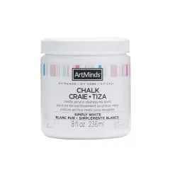 DIY Home Chalk Distressing Paint by ArtMinds&reg;, 8oz. Simply White