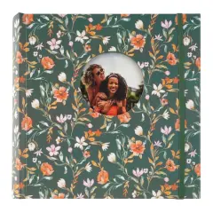 8.6" x 8.6" Green Floral Photo Album by Recollections&trade;