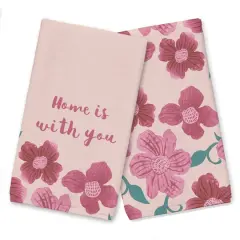 Home is with You Tea Towel - Set of 2