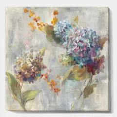 Designart - Autumn Hydrangea - Traditional Canvas Art