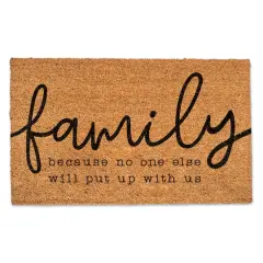 Put Up With Family Doormat