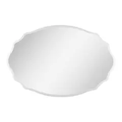16" x 24" Oval Frameless Decorative Mirror by Ashland&reg;