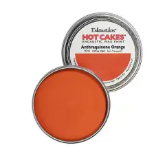 Enkaustikos&reg; Hot Cakes&reg; Encaustic Wax Paint, 1.5oz. Anthraquinone Orange