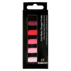 Rembrandt 5 Color Cool Reds Half Stick Soft Pastel Set
